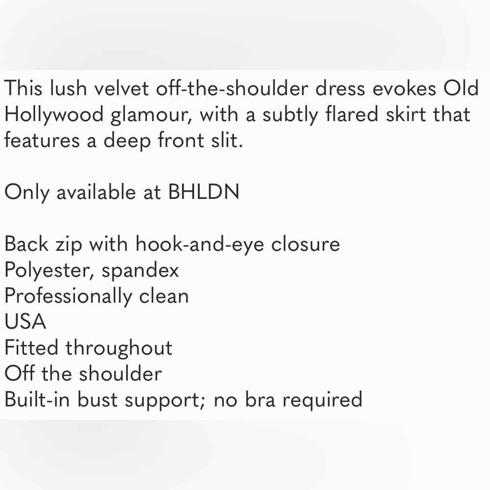BHLDN Fawn Red Velvet Dress Size 14 NWT - Picture 5 of 17